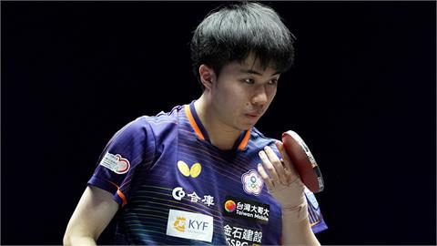 桌球(影)／「小林同學」林昀儒鏖戰5局拍落對手　挺進WTT美國大滿貫男單16強
