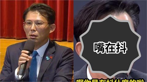 黃國昌現身回應狗仔案！遭抓包「嘴角抽搐」狂抖30秒…網笑：心虛？