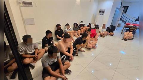 快新聞／柬埔寨掃蕩詐騙　23台灣人遭逮　狼狽落網畫面曝