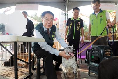 明和公園寵物實踐人犬分流  黃偉哲：臺南是動物友善城