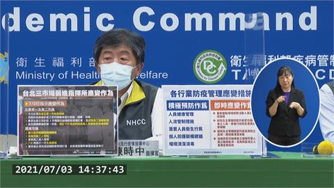 7/12解除三級？　陳時中：朝三大方向準備　醫：雙北未清零藏隱憂
