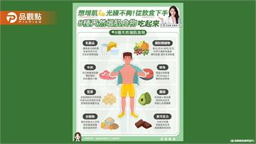 想讓肌肉長得結實又不發胖 就要從天然增肌食物下手
