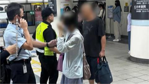 捷運藍線流血衝突！　女勸男電話太大聲下車踩腳遭痛毆
