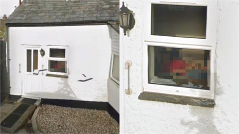 英國男在窗邊「放飛自我」遭Google街景車拍下！陶醉畫面曝光網笑翻