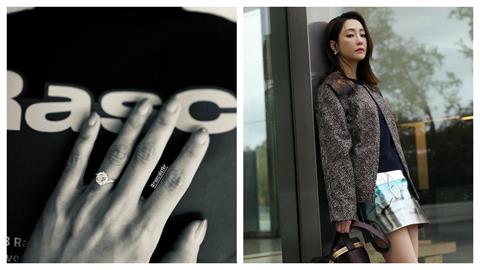謝欣穎曬鑽戒照疑被求婚！神秘男背影曝光引熱議…經紀人神回11字