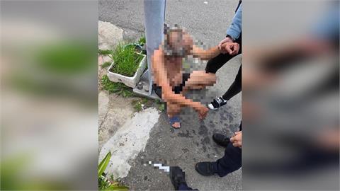 苗栗醉男「亮刀揮舞」釀恐慌　遭警壓制帶回！已觸犯社維法