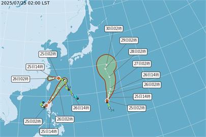 快新聞／三颱亂舞！今全台天氣不穩　最新路徑曝光了