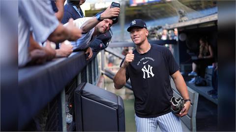 MLB(影)／洋基進攻有救了？法官復健跨關鍵一步　總教練曝回歸「不只要打」