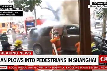 抽菸引燃殺蟲劑？上海貨車衝撞行人 至少18傷