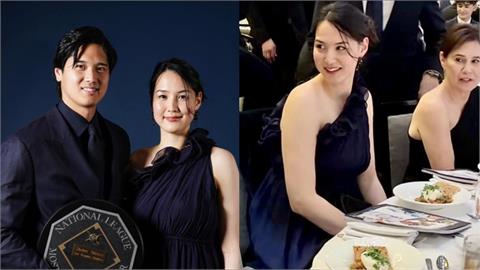 MLB(影)／真美子飄孕味？大谷獲獎攜愛妻出席晚宴！網友：好像又要有家族新成員了