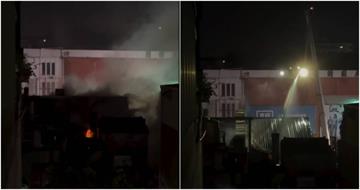 三重燒肉店火警驚傳復燃！撲滅逾2小時後深夜再竄火光