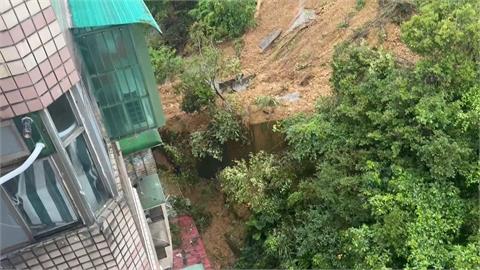 基隆土石流沖民宅!3天無法生活 居民欲哭無淚