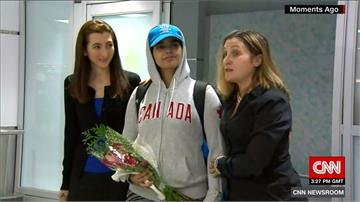逃離家暴沙國少女抵加拿大 加國准予庇護