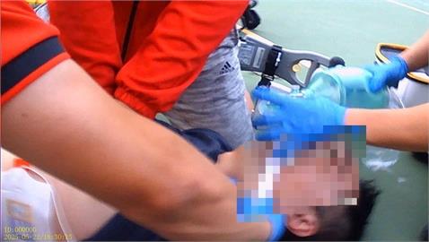 嘉義男打球昏倒命危　球友與救護人員聯手救命