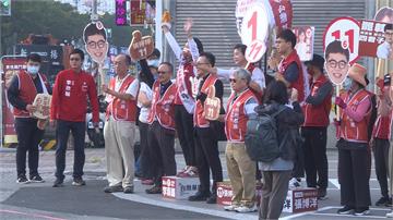 台灣南社力挺基進市議員候選人　陪同站路口拜票