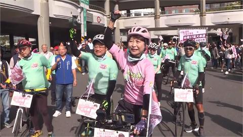 衝刺台南市長初選! 陳亭妃"鐵馬長征"騎遍37區