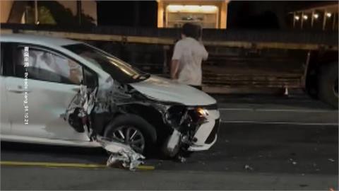 步態搖晃不穩！駕駛猛撞路邊聯結車　毒品唾液快篩陽性