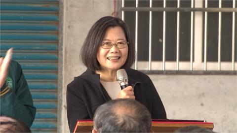 蔡總統輔選全台跑透透　眼睛不適取消苗栗行程