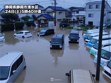 南瑪都剛走！塔拉斯接力襲日本　靜岡縣半天狂降400多毫米雨量