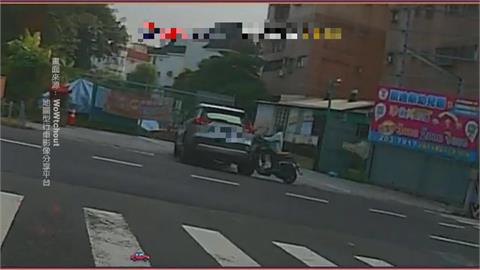 撞開一條路！　七旬男開車撞圍網「殺出血路」撞到女騎士