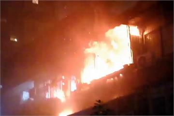 萬華公寓火警 5人受困火場 幸全數獲救