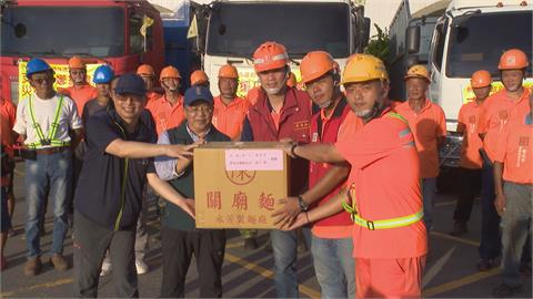 丹娜絲颱風重創嘉南地區　新北市環保局出動支援投入復原工作