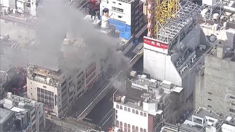 大阪道頓堀大樓火災釀2死4傷　疑建築物崩塌害2消防員殉職