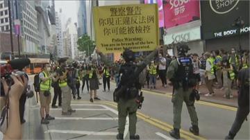 「聲援送中12子」港網民發起十一遊行6千警力嚴陣以待 岑子傑：剝奪市民權利