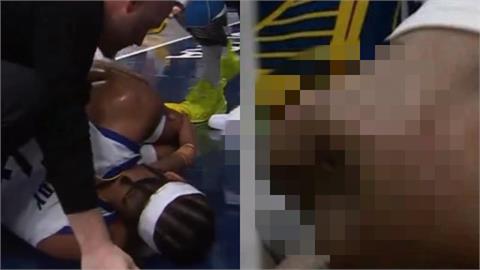 NBA(影)／勇士23歲小將穆迪「無碰撞倒地」膝蓋變形！傷勢結果出爐恐影響下賽季