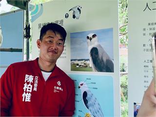快新聞／響應世界動物日 陳柏惟介紹「平原剋鼠霸主」黑翅鳶
