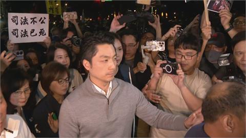 快新聞／蔣萬安現身北檢「禁制區」現場　被北市警擋在門外