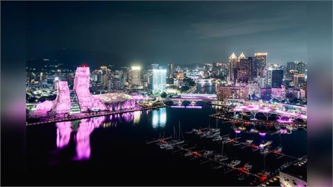 快新聞／美翻！BLACKPINK來了　高雄六大地標今起點亮粉紅光海