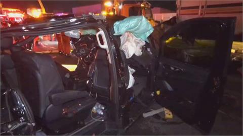 國一豐原路段「4車連環撞」　33歲男駕駛「頸部斷裂」不治