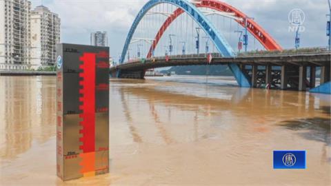 大水侵襲中國各地慘淹　廣東「房屋垮掉變廢墟」