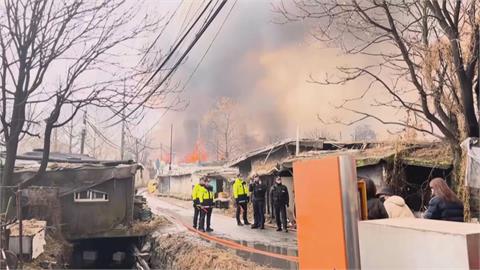 南韓僅存貧民窟「九龍村」起火　狂燒逾6小時180住戶頓失家園