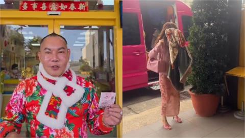 吊車大王見愛妻遮臉遭酸「見不得人」！罕見動怒回嗆酸民：說話留口德