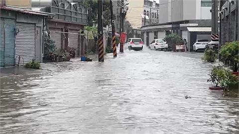 午後雷雨半小時就淹水　台南仁德區一度積水20公分
