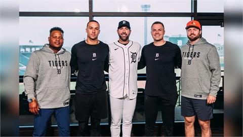 MLB (影)／前「虎王」重回底特律春訓營亮相！韋大人：早想過未來能回來