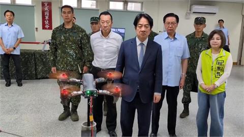 視察國軍「無人系統訓練指揮部」　賴總統行動力挺：邁向作戰驗證