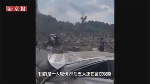 山東社區爆炸「建築殘骸滿地」　官方聲稱僅1死2失聯