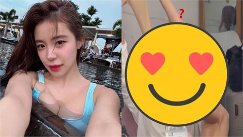 李多慧休息室「抬腳脫絲襪」表情超猙獰！下秒「炸出雙下巴」畫面全被拍