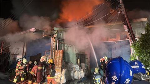 快新聞／新北新店工廠暗夜惡火！5廠付之一炬　煉獄景象曝光了