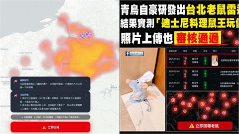 PO「老鼠玩偶照」惡搞通報系統！親藍粉專嗨喊「被我玩壞」網批：壞的是你