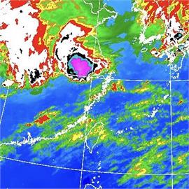 快新聞／雲圖一大坨「紫色」　鄭明典：季節性強對流系統回來了！