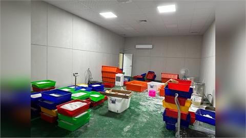 5男躲線西工業區製K毒　查扣1756kg市值破15億