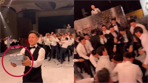 婚禮不丟捧花改丟「限量寶可夢卡牌禮盒」！全場男賓「暴衝瘋搶」畫面曝光
