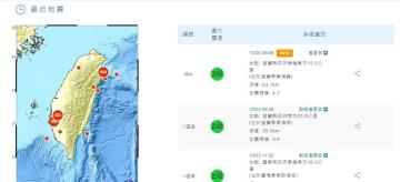 快新聞／上午9:08地牛翻身！ 宜蘭規模4.7地震 雙北有感最大震度3級