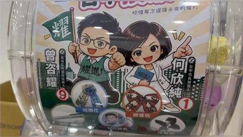 搶排洋流飄帶! 人潮中驚見藍營議員團隊路過順手發文宣