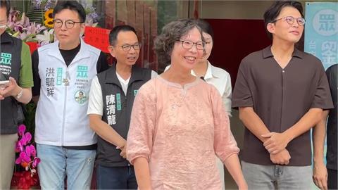 蔡壁如曝早表達意願爭取選彰化！　柯、昌轟：沒溝通　跟記者講完話就走