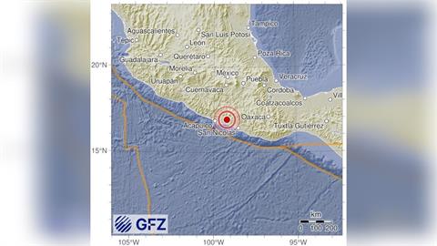 墨西哥規模6.3地震　震源深度僅10公里